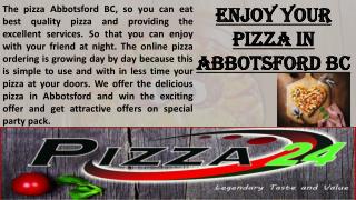Pizza Menu