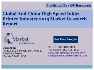 Global and China High Speed Inkjet Printer Industry 2015 Mar