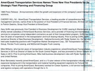 AmeriQuest Transportation Services Names Three New Vice