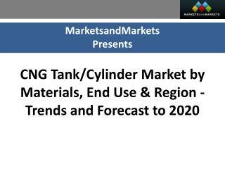 CNG Tank and Cylinder Market worth $3500 Million by 2020