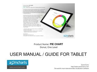 How to Use ZoomCharts Pie Chart - Donut, One Level - Tablet