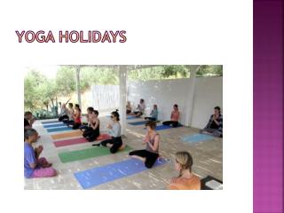 yoga holidays