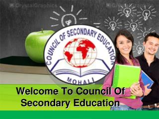 Welcome To Council Of Secondary Education