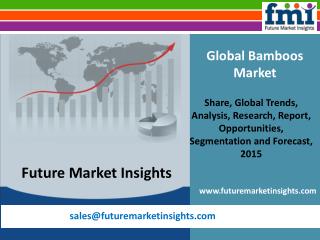 Bamboos Market: Global Industry Analysis and Opportunity Ass