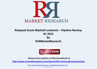 Relapsed Acute Myeloid Leukemia Market Analysis Report 2015