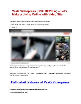 Video Motion Pro software ultimate review and $12000 BONUSES