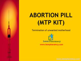 Buy Mtp Kit Onlne from leonpharmacy.com
