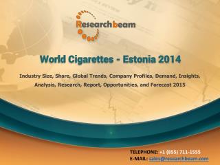 World Cigarettes - Estonia 2014