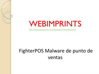 FighterPOS Malware de punto de ventas