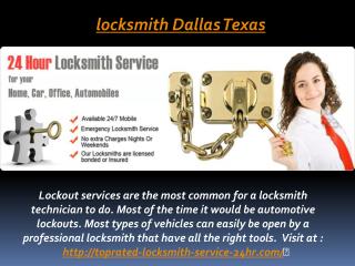 Locksmith Dallas Texas