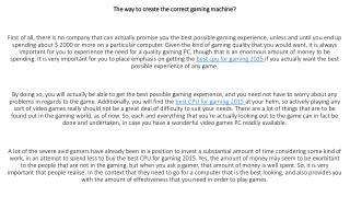 best amd processor for gaming
