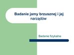 Badanie jamy brzusznej i jej narzad w