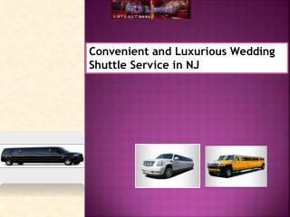 Convenient and Luxurious Wedding Shuttle Service in NJ