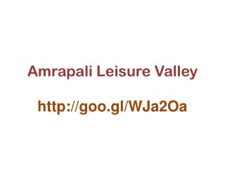 Amrapali Groups Launched New Luxurious Apartment at Noida Ex