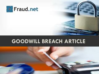 Goodwill breach article