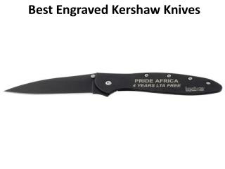 Best Engraved Kershaw Knives
