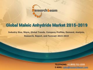 Global Maleic Anhydride Market 2015-2019