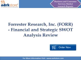 Aarkstore - Forrester Research, Inc. (FORR)