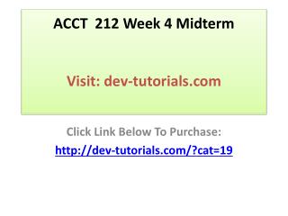 ACCT 567 Entire Course (Keller)