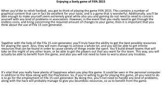 fifa 15 coin generator