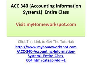 ACC 291 Complete Class All Discussion Questions ,Individual