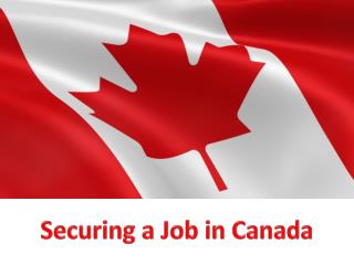 Securing a Job and Canada Immigration Visa in Canada