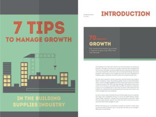 7 Tips to Manage Growth in the Building Supplies Industry