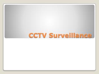 cctv surveillance