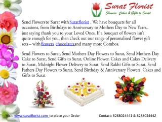 Send Mothers Day Flowers to Surat