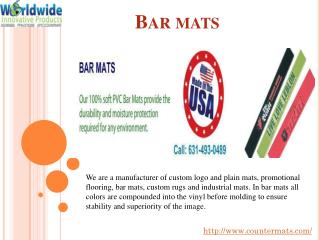 #Bar mats