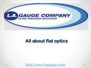 All about flat optics