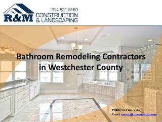 Bathroom Remodeling Contractors in Westchester County