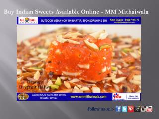 Buy Indian Sweets Online - MM Mithaiwala