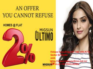 Mahaluxmi Migsun Ultimo Greater Noida- 9555143401
