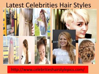 Celebrity Hairstyle Pics 2014