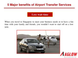 5 major benefits of airport transfer services