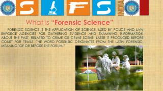 Certified Forensic Services - SIFS INDIA