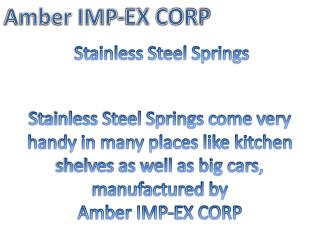 Stainless Steel Springs