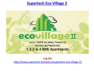 Supertech Eco Village 2 Noida Extension