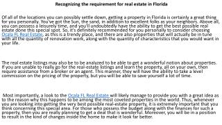 Ocala Real Estate