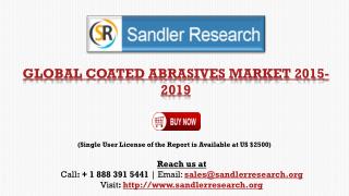 Coated Abrasives Market to Grow at 6.74% CAGR by 2019