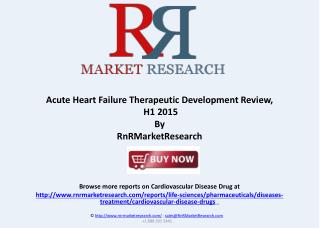 Acute Heart Failure Therapeutic Pipeline Review, H1 2015