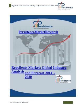 Repellents Market -Global Industry Analysis and Forecast 201