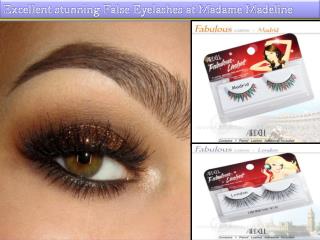 Excellent stunning False Eyelashes at Madame Madeline