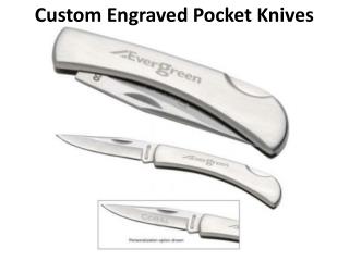 Custom Engraved Pocket Knives