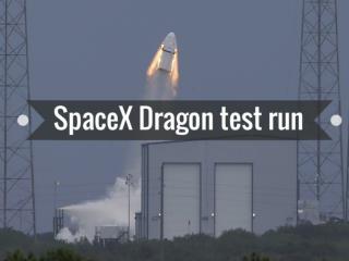 SpaceX Dragon test run