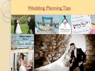 Wedding Planning and Preparations Tips