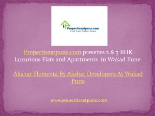 Akshar Elementa Wakad Pune by Akshar Developers