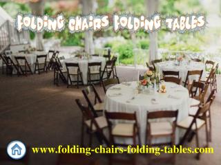 Folding Chairs and Tables Larry