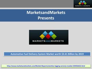 Automotive Fuel Delivery System Market - 2019